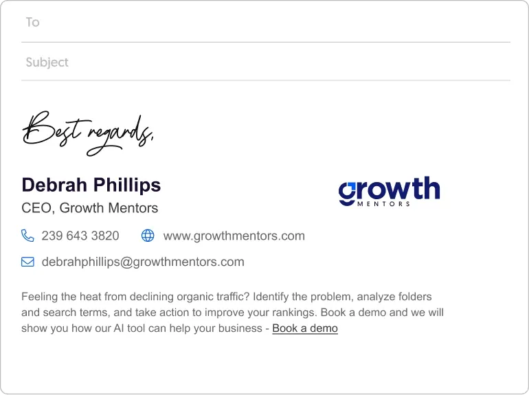 Best CEO & Executives Email Signature Examples